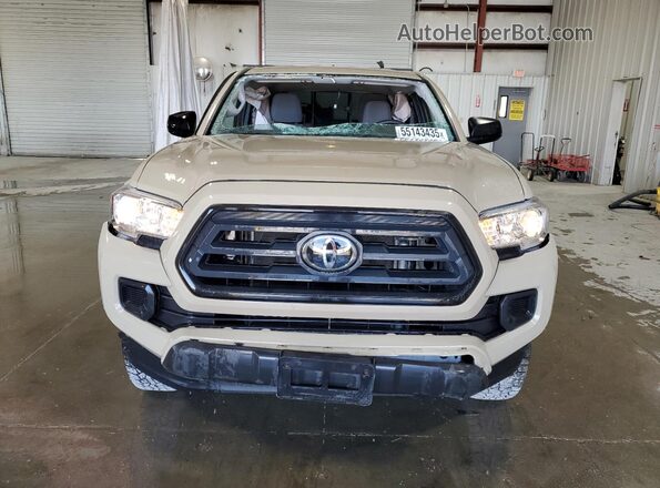 3TYSX5EN0LT002729 2020 TOYOTA TACOMA Beige Widok z przodu