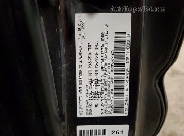 3TYSX5EN2NT016098 2022 TOYOTA TACOMA Gray ძრავის განყოფილების ხედი