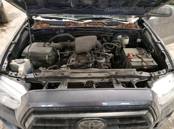 3TYSX5EN2NT016098 2022 TOYOTA TACOMA Gray უკანა სალონის ხედი