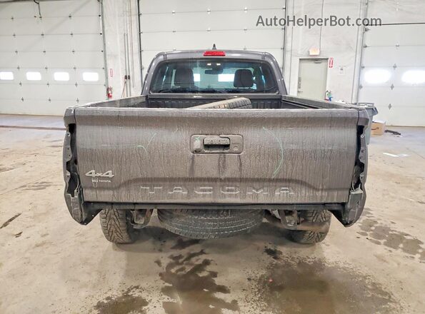 3TYSX5EN2NT016098 2022 TOYOTA TACOMA Gray უკანა ხედი
