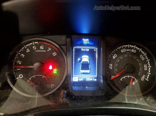 3TYSX5EN2NT016098 2022 TOYOTA TACOMA Gray ხელსაწყოთა პანელის ხედი