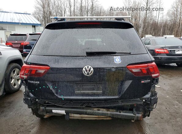 3VV0B7AX1KM092168 2019 VOLKSWAGEN TIGUAN Black Widok z tyłu