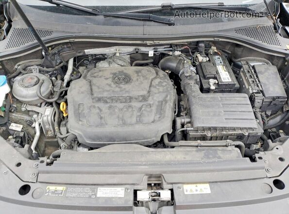 3VV0B7AX4KM065739 2019 VOLKSWAGEN TIGUAN Gray ძრავის განყოფილების ხედი