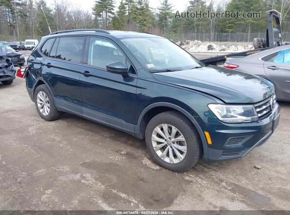 3VV0B7AX4KM162827 2019 VOLKSWAGEN TIGUAN Green Передня права чверть
