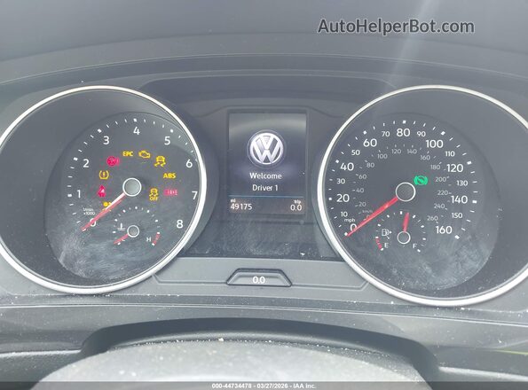 3VV0B7AX4KM162827 2019 VOLKSWAGEN TIGUAN Green Вид задніх сидінь