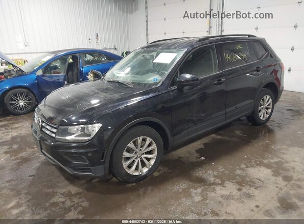 3VV0B7AX6KM066505 2019 VOLKSWAGEN TIGUAN Черный Передняя левая четверть