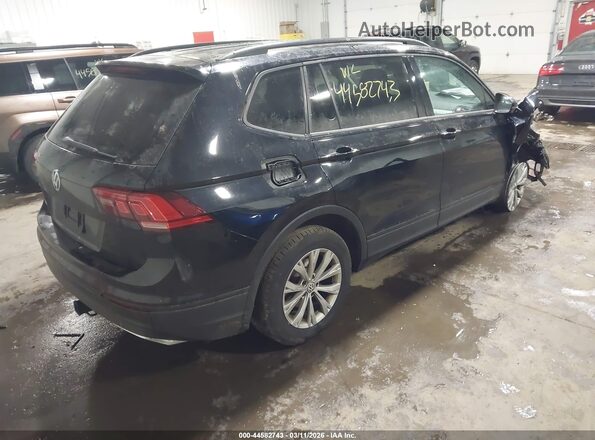 3VV0B7AX6KM066505 2019 VOLKSWAGEN TIGUAN Черный Задняя правая четверть