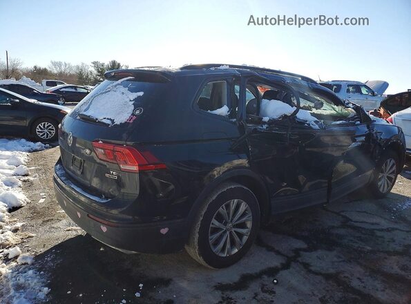 3VV0B7AX8JM126069 2018 VOLKSWAGEN TIGUAN Черный Задняя правая четверть