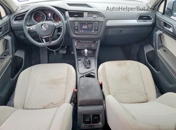 3VV1B7AX2JM104797 2018 VOLKSWAGEN TIGUAN Gray Вид панелі приладів