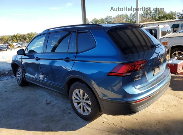 3VV1B7AX5JM098168 2018 VOLKSWAGEN TIGUAN Синий Задняя левая четверть