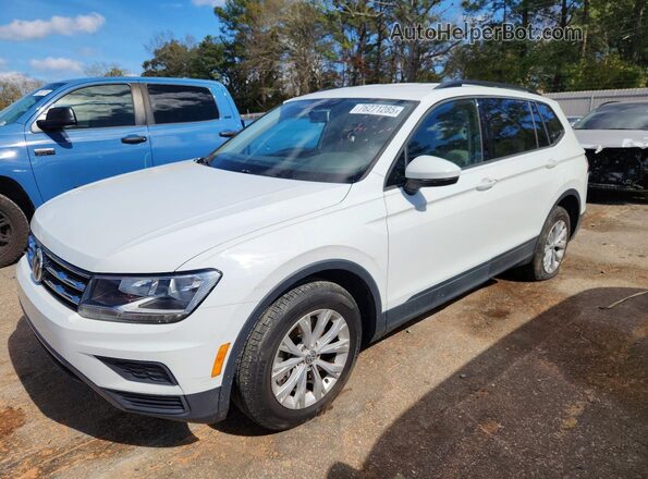 3VV1B7AX7KM148120 2019 VOLKSWAGEN TIGUAN Белый Передняя левая четверть