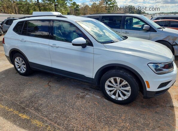 3VV1B7AX7KM148120 2019 VOLKSWAGEN TIGUAN Белый Передняя правая четверть