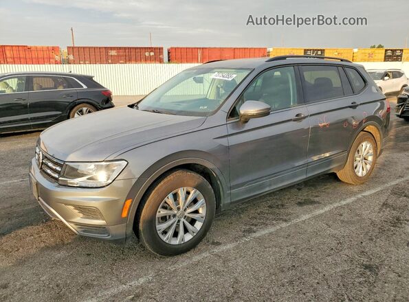 3VV1B7AX9KM080323 2019 VOLKSWAGEN TIGUAN Gray Przód lewy