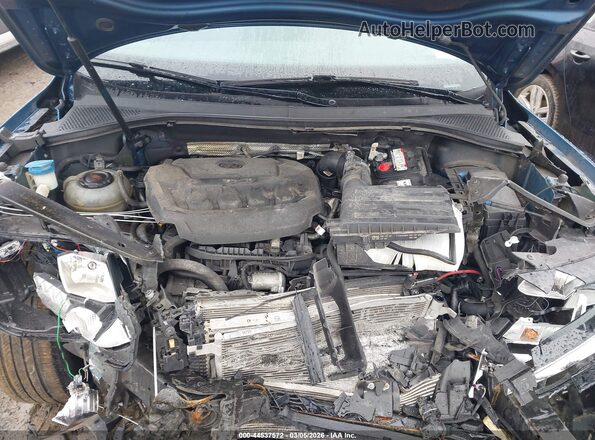 3VV2B7AX1KM136128 2019 VOLKSWAGEN TIGUAN Blue Вид ззаду