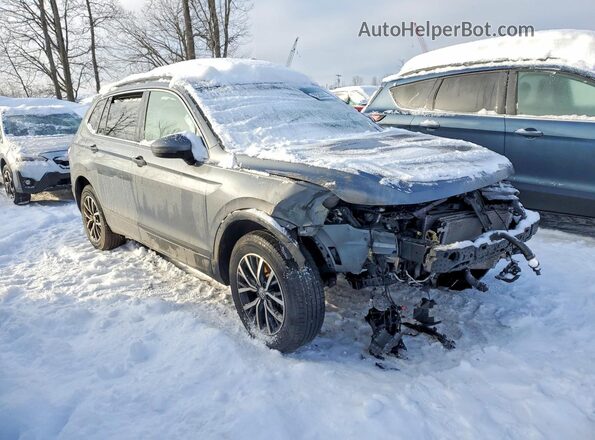 3VV2B7AX2KM199982 2019 VOLKSWAGEN TIGUAN Gray Przód prawy