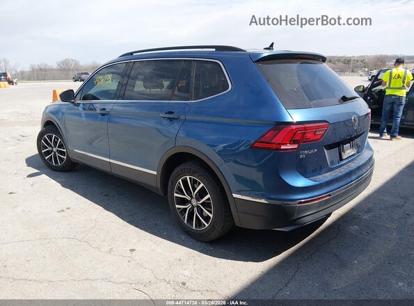 3VV2B7AX2LM054345 2020 VOLKSWAGEN TIGUAN Blue უკანა მარცხენა