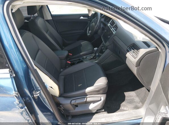 3VV2B7AX2LM054345 2020 VOLKSWAGEN TIGUAN Blue წინა სალონის ხედი