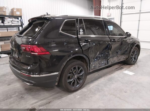 3VV2B7AX2NM018853 2022 VOLKSWAGEN TIGUAN Черный Задняя правая четверть