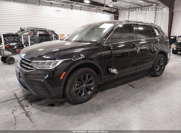 3VV2B7AX2NM018853 2022 VOLKSWAGEN TIGUAN Черный Передняя левая четверть