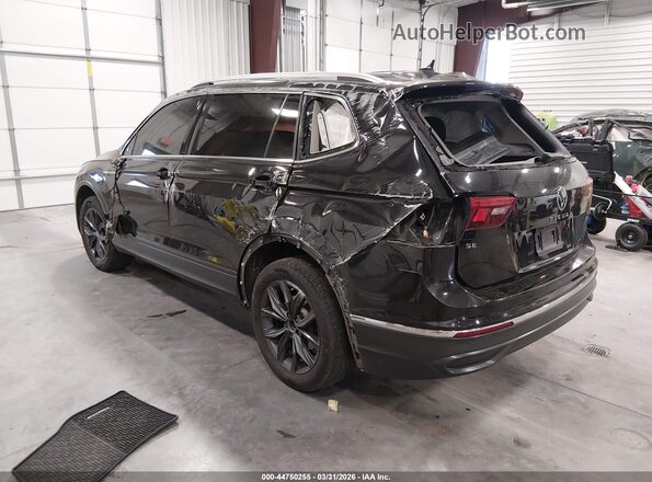 3VV2B7AX2NM018853 2022 VOLKSWAGEN TIGUAN Черный Задняя левая четверть
