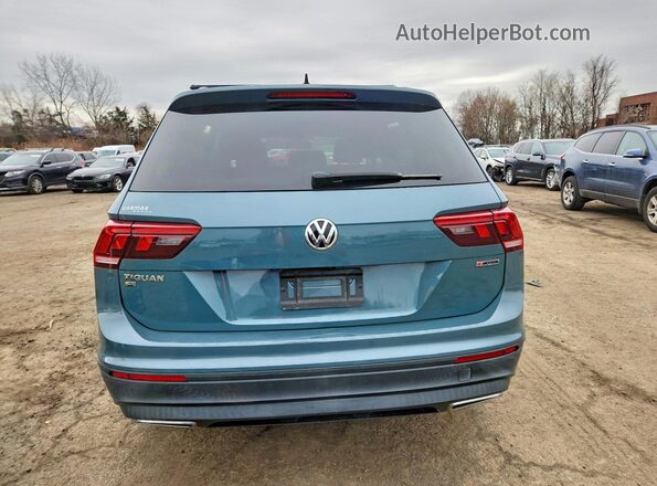 3VV2B7AX3KM175397 2019 VOLKSWAGEN TIGUAN Бирюзовый Вид сзади