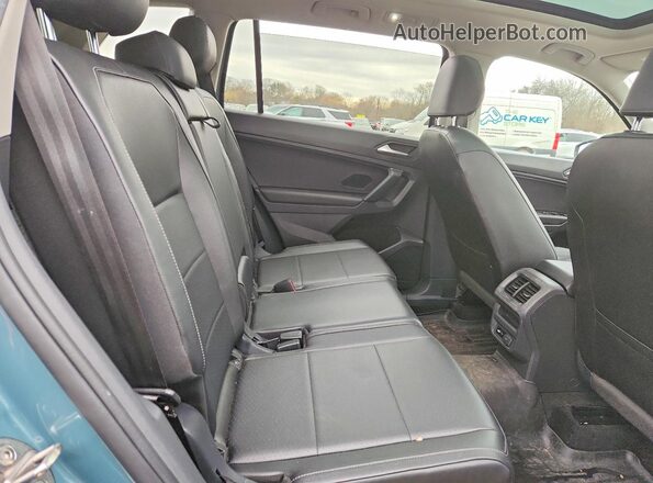 3VV2B7AX3KM175397 2019 VOLKSWAGEN TIGUAN Бирюзовый Вид задних сидений