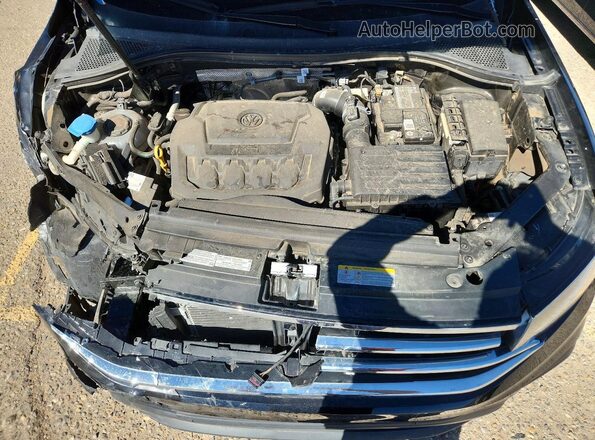 3VV2B7AX3NM027500 2022 VOLKSWAGEN TIGUAN Black Widok wnętrza z tyłu