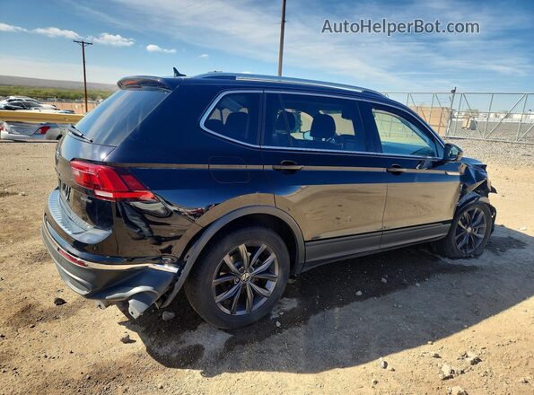 3VV2B7AX3NM027500 2022 VOLKSWAGEN TIGUAN Black Tył prawy