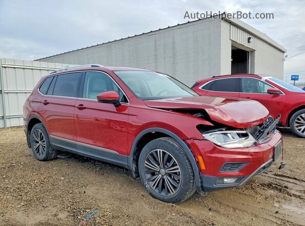 3VV2B7AX4KM096191 2019 VOLKSWAGEN TIGUAN Red წინა მარჯვენა