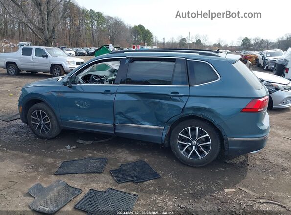 3VV2B7AX4MM019808 2021 VOLKSWAGEN TIGUAN Blue Панорамний вид салону 360°