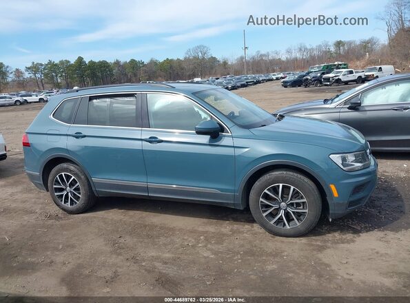 3VV2B7AX4MM019808 2021 VOLKSWAGEN TIGUAN Blue Вид задньої частини салону