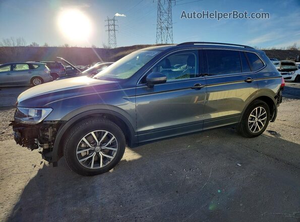 3VV2B7AX5KM134012 2019 VOLKSWAGEN TIGUAN Gray წინა მარცხენა ხედი სამი მეოთხედიდან