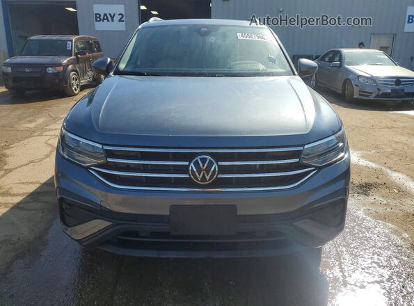3VV2B7AX5NM035579 2022 VOLKSWAGEN TIGUAN Gray Вид спереду