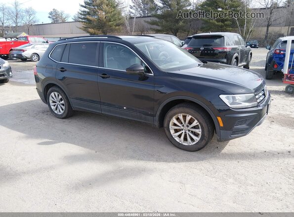 3VV2B7AX6KM054105 2019 VOLKSWAGEN TIGUAN Черный Передняя правая четверть