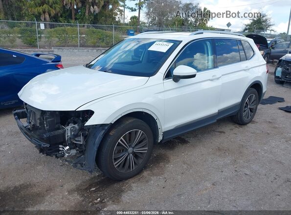3VV2B7AX7KM011991 2019 VOLKSWAGEN TIGUAN Белый Передняя левая четверть