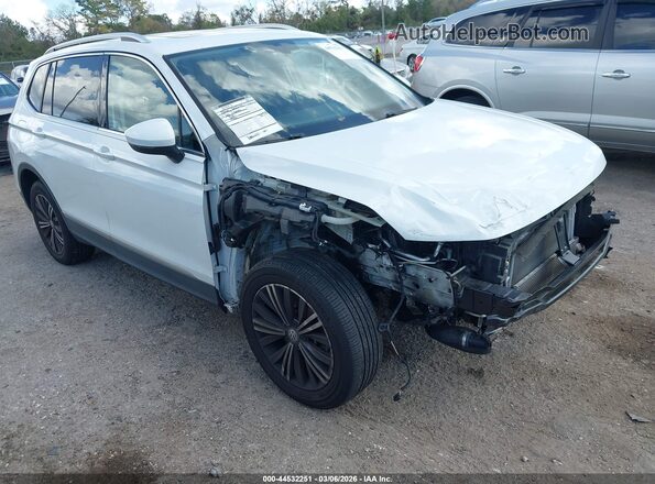 3VV2B7AX7KM011991 2019 VOLKSWAGEN TIGUAN Белый Передняя правая четверть