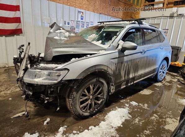 3VV2B7AX7KM137252 2019 VOLKSWAGEN TIGUAN Серебряный Передняя левая четверть