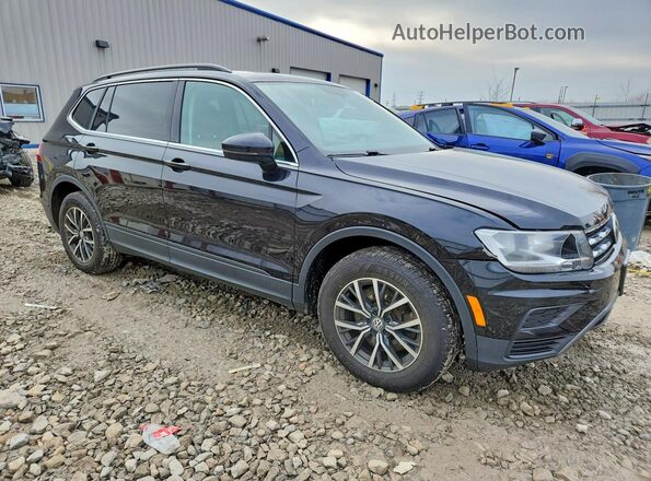3VV2B7AX7KM173779 2019 VOLKSWAGEN TIGUAN Черный Передняя правая четверть