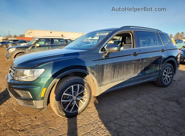 3VV2B7AX8KM019551 2019 VOLKSWAGEN TIGUAN Green Przód lewy