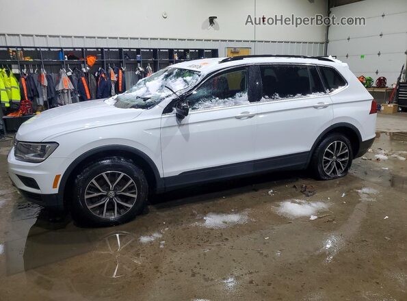 3VV2B7AX9KM197601 2019 VOLKSWAGEN TIGUAN White Vista tres cuartos delantera izquierda