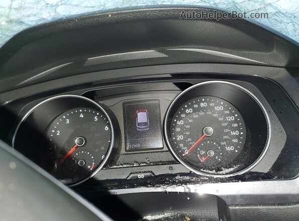 3VV2B7AX9KM197601 2019 VOLKSWAGEN TIGUAN White Vista del cuadro de instrumentos