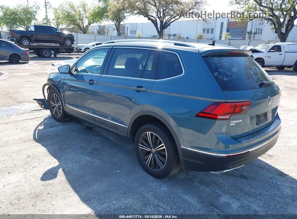 3VV3B7AX0KM078159 2019 VOLKSWAGEN TIGUAN Синий Задняя левая четверть