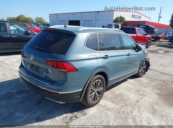 3VV3B7AX0KM078159 2019 VOLKSWAGEN TIGUAN Синий Задняя правая четверть