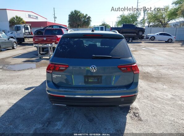 3VV3B7AX0KM078159 2019 VOLKSWAGEN TIGUAN Синий 