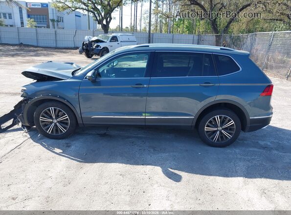 3VV3B7AX0KM078159 2019 VOLKSWAGEN TIGUAN Синий Панорамный вид салона 360°