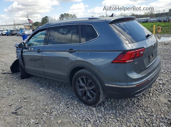 3VV3B7AX0NM108605 2022 VOLKSWAGEN TIGUAN Gray Trasero izquierdo