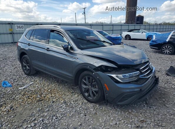 3VV3B7AX0NM108605 2022 VOLKSWAGEN TIGUAN Gray Delantero derecho