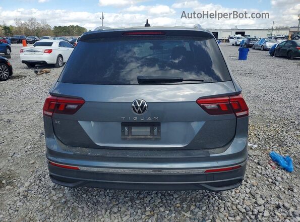 3VV3B7AX0NM108605 2022 VOLKSWAGEN TIGUAN Gray Vista trasera