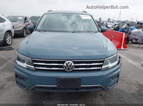 3VV3B7AX1LM106200 2020 VOLKSWAGEN TIGUAN Синий Вид щитка приборов