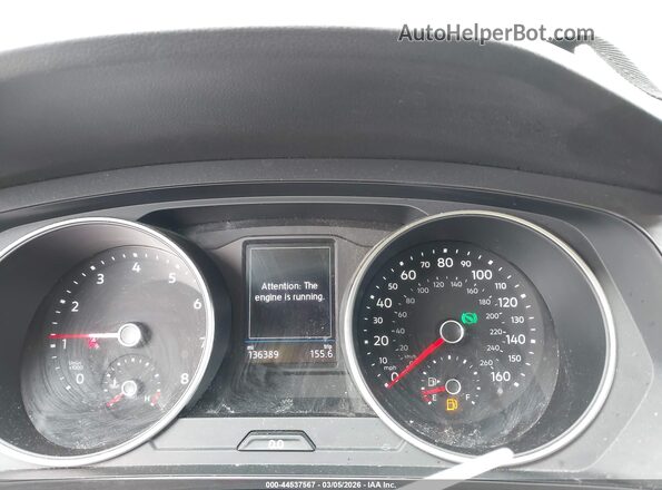 3VV3B7AX2JM056288 2018 VOLKSWAGEN TIGUAN Gray Вид задніх сидінь